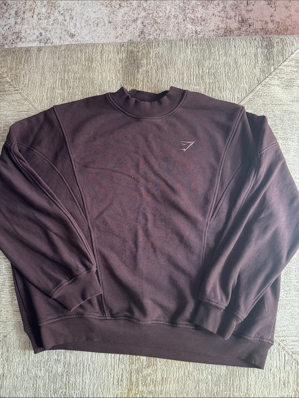 Gymshark Crewneck Sweatshirt in Brown